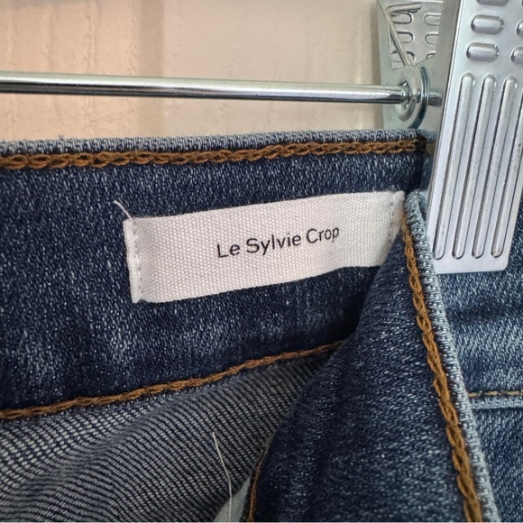 FRAME Le Sylvie Crop in Crosslane Wash - Picture 14 of 16